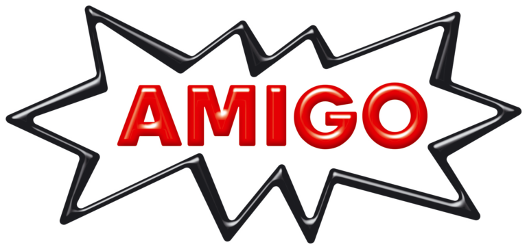 AMIGO logo 15cm neu weisserRand